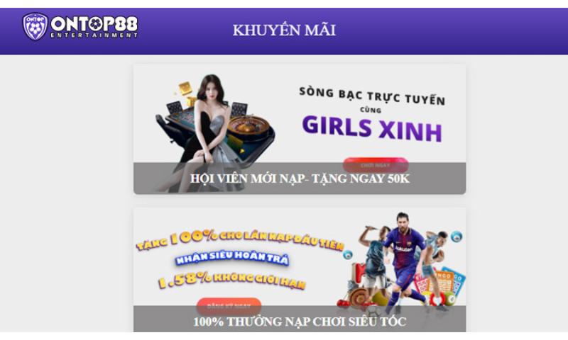 Điều kiện nhận khuyến mãi Ontop88.