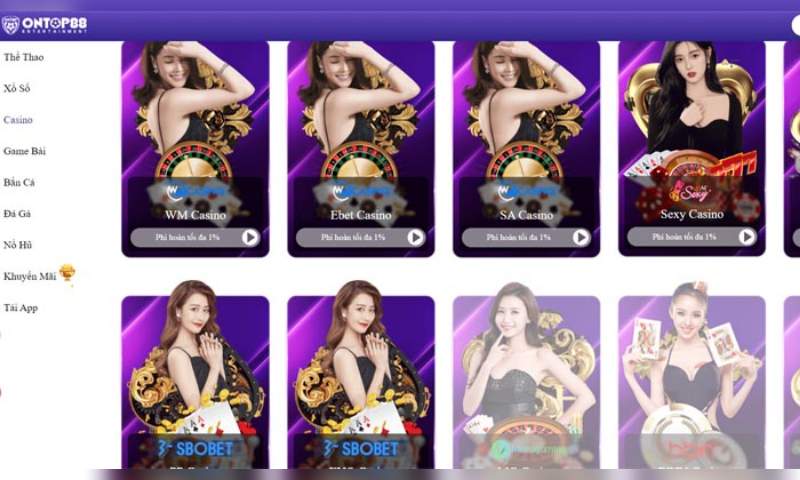 Casino live đặc sắc với các dealer vô cùng xinh đẹp, nóng bỏng